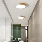 Aren – Modern LED Ceiling Lamp with Wooden Edge for Warm, Stylish Lighting Monalume