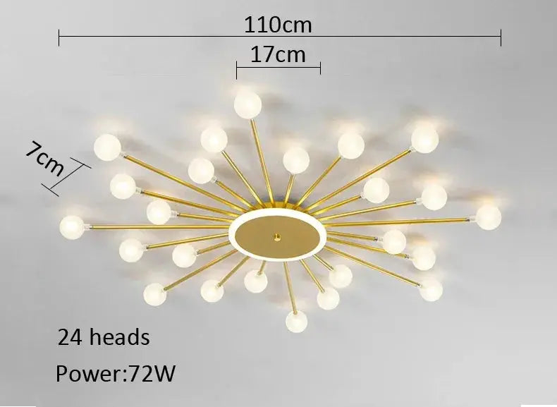Calira – Scandinavian Round LED Ceiling Lamp Lampasa.com