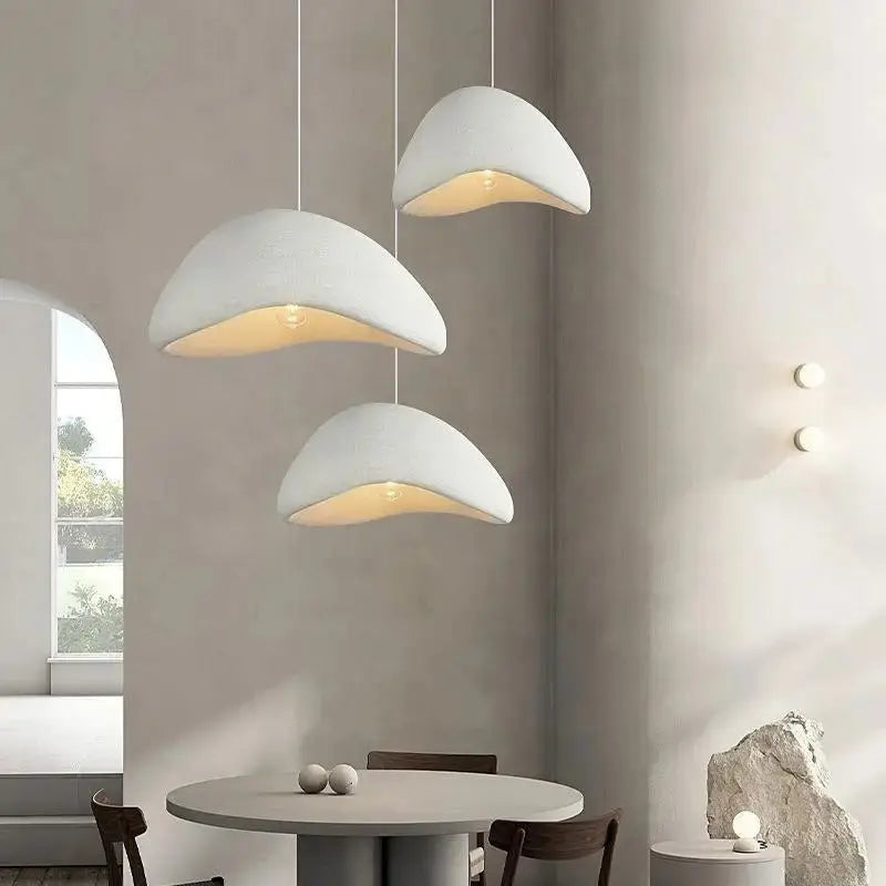 Mieko – Handmade Japanese Wabi-Sabi Pendant Lamp for Natural, Minimalist Decor Monalume