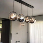 Elna – Modern Lava-Inspired Nordic LED PVC Ball Pendant Lamp for Bold, Stylish Lighting Monalume