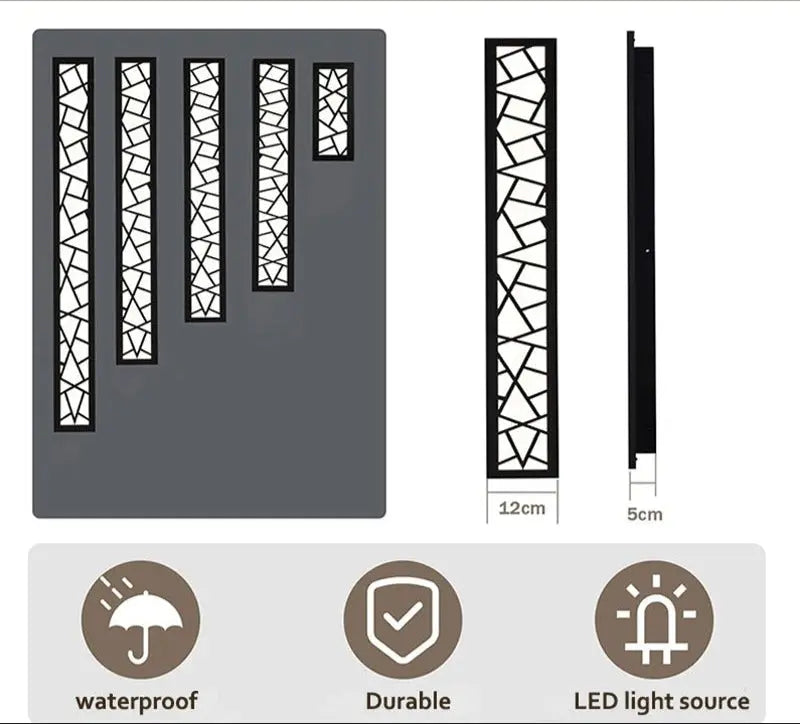 Aldis – Waterproof IP65 Dimmable Outdoor LED Wall Lamp for Flexible Lighting Monalume