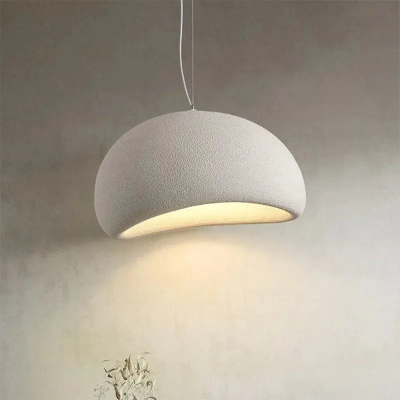 Mieko – Handmade Japanese Wabi-Sabi Pendant Lamp for Natural, Minimalist Decor Monalume