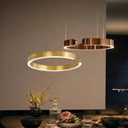 Alberte – Modern Luxury C-Ring Dimmable LED Pendant Lamp Monalume