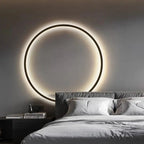 Luna – Modern Minimalist Dimmable LED Ring Wall Lamp for Sleek, Ambient Lighting Monalume
