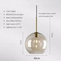 Mirla – Modern Glass LED Pendant Lamp for Sleek, Contemporary Lighting Monalume