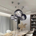 Elna – Modern Lava-Inspired Nordic LED PVC Ball Pendant Lamp for Bold, Stylish Lighting Monalume