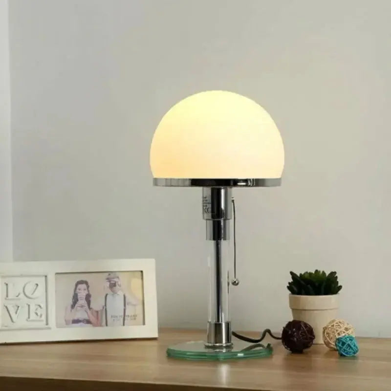 Rakel – Nordic Glass Ball LED Table Lamp for Elegant, Modern Decor Monalume
