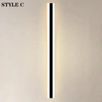 Frida – Modern Long Strip IP65 Waterproof LED Outdoor Lamp for Durable Exterior Lighting Monalume