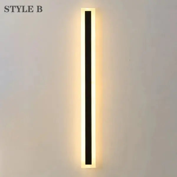 Frida – Modern Long Strip IP65 Waterproof LED Outdoor Lamp for Durable Exterior Lighting Monalume