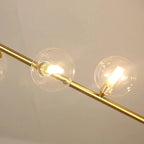 Anton – Nordic Minimalist LED Pendant Light with Glass Ball Design for Dining Tables and Bars Monalume.com