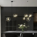 Jurgen – Modern LED Pendant Light with Sleek Metal and Glass Design for Dining Tables and Bars Monalume.com