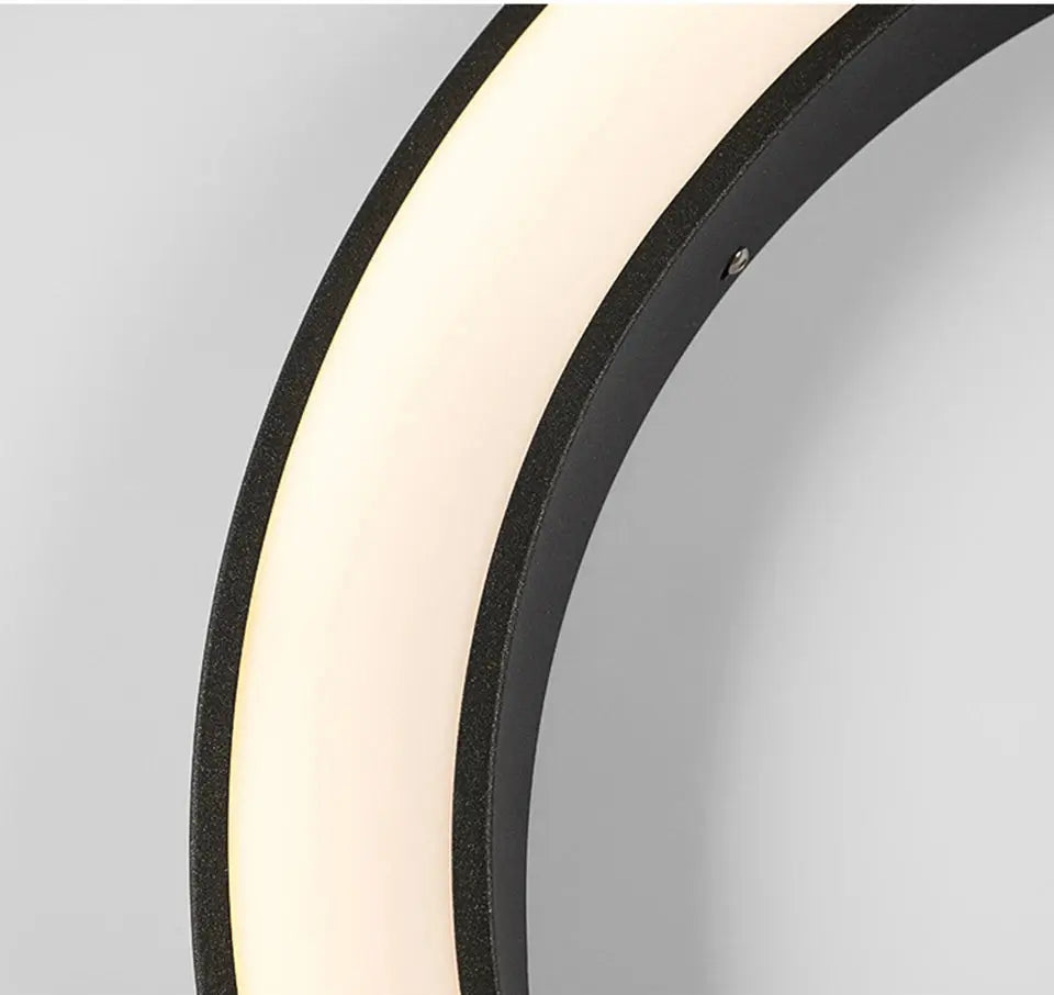 Myra – Waterproof IP65 Outdoor Ring LED Wall Lamp for Reliable Exterior Lighting Monalume