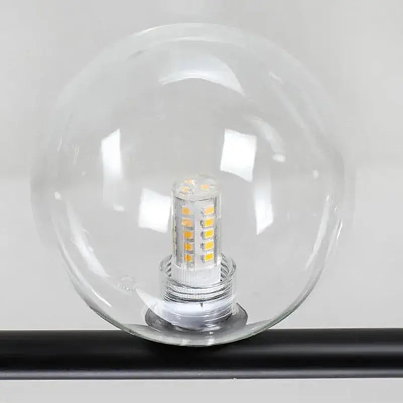 Anton – Nordic Minimalist LED Pendant Light with Glass Ball Design for Dining Tables and Bars Monalume.com