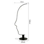 Madeline™ – Nordic Human Face Dimmable LED Floor Lamp for Artistic, Adjustable Lighting Monalume