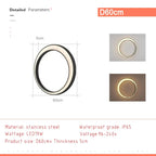 Myra – Waterproof IP65 Outdoor Ring LED Wall Lamp for Reliable Exterior Lighting Monalume