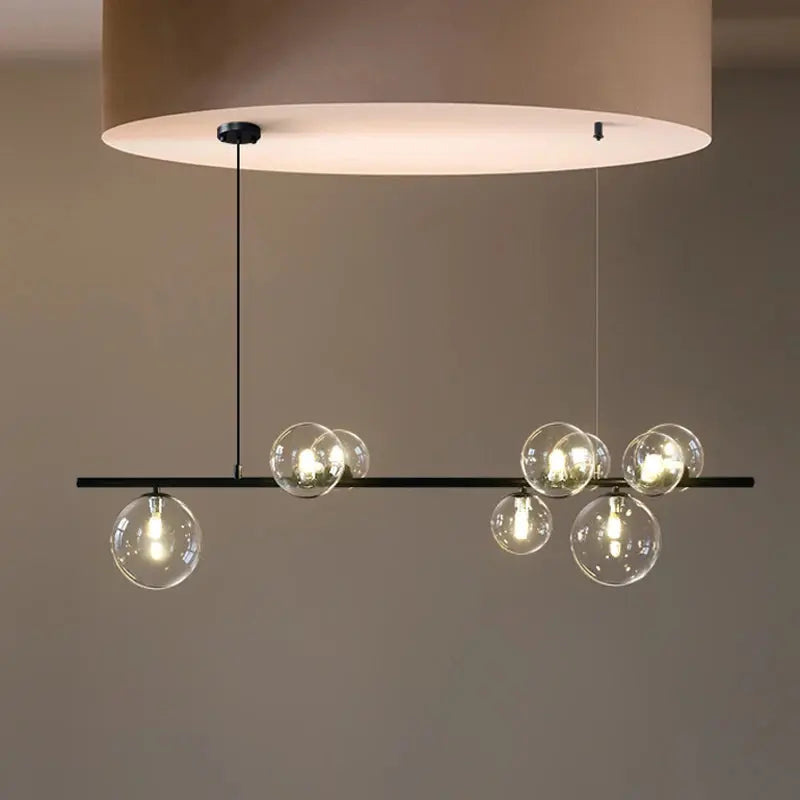 Jurgen – Modern LED Pendant Light with Sleek Metal and Glass Design for Dining Tables and Bars Monalume.com