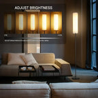 Ivenor – Minimalist Contemporary Fabric Shade Dimmable LED Floor Lamp Lampasa.com
