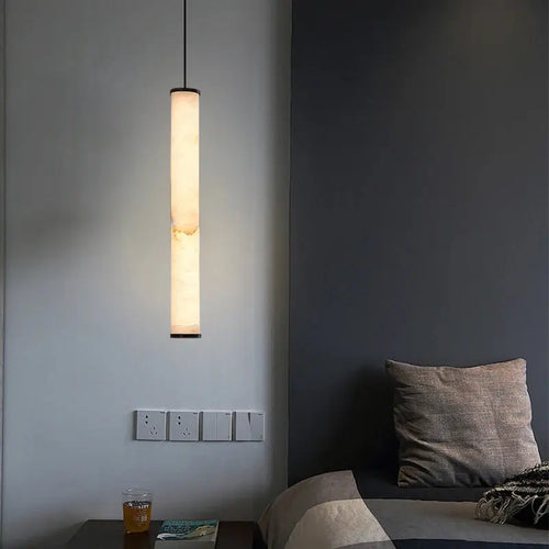 Aina – High-Quality Elegant Copper and Natural Marble LED Pendant Lamp for Luxury Interiors Monalume