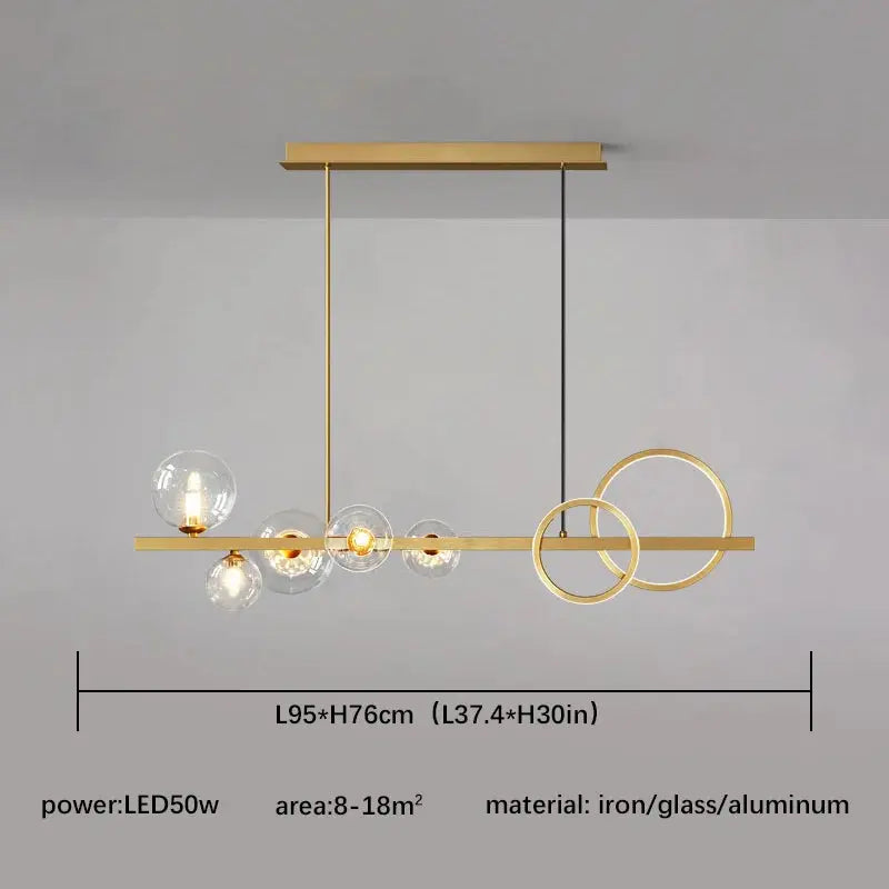 Denny 2.0 – Modern Creative LED Pendant Lamp for Stylish, Contemporary Lighting Monalume