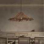 Henrick – Handmade Rattan LED Pendant Light for Natural and Boho Interiors Monalume.com