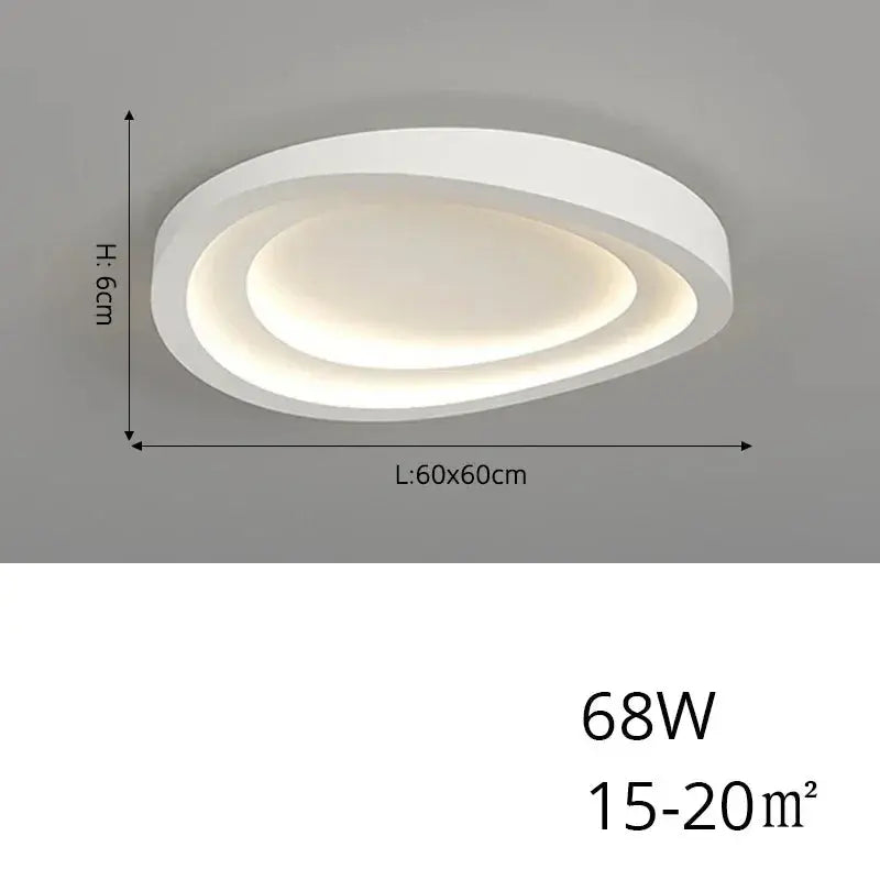 Alex – Modern Sleek Designer Dimmable LED Ceiling Lamp for Contemporary Spaces Monalume