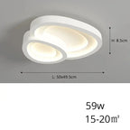 Alex – Modern Sleek Designer Dimmable LED Ceiling Lamp for Contemporary Spaces Monalume