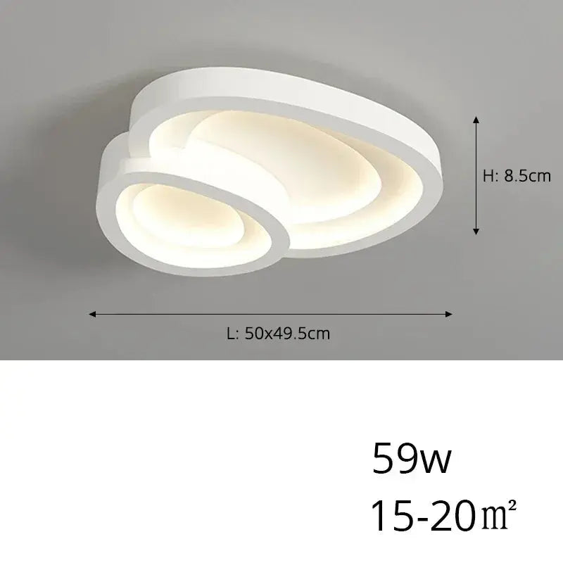 Alex – Modern Sleek Designer Dimmable LED Ceiling Lamp for Contemporary Spaces Monalume
