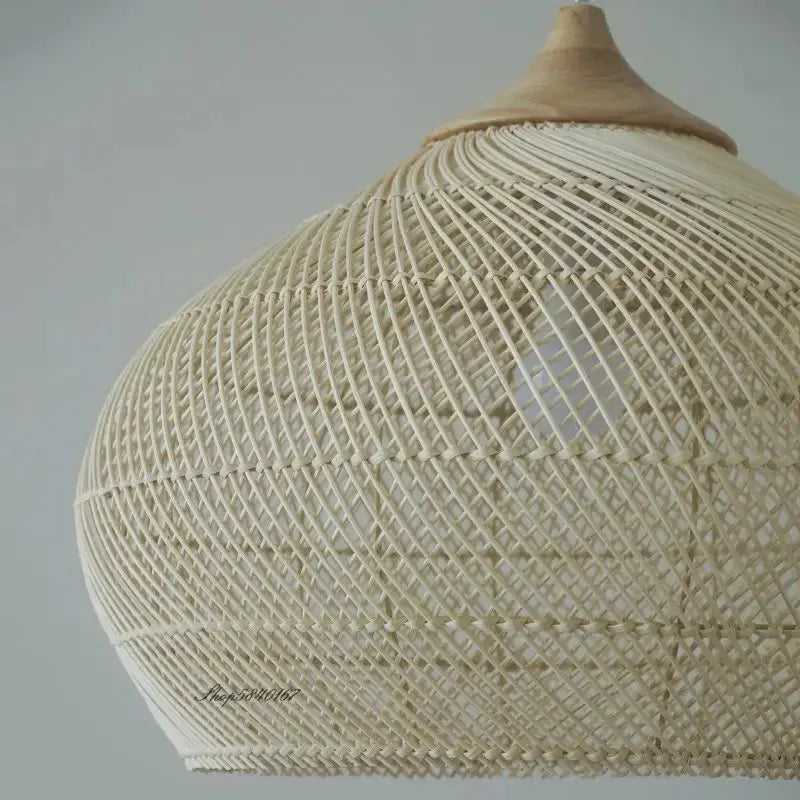 Ronja – High-Quality Handmade Rattan LED Pendant Light for Natural, Cozy Interiors Monalume