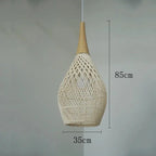 Ronja – High-Quality Handmade Rattan LED Pendant Light for Natural, Cozy Interiors Monalume
