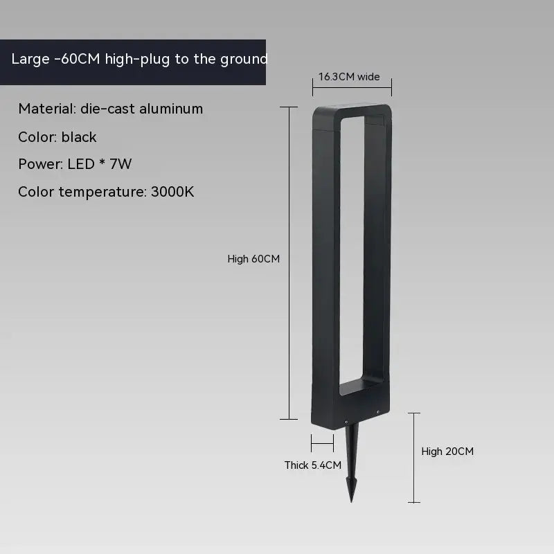 Modern Arch-Shaped IP65 Outdoor LED Floor Lamp for Stylish, Durable Lighting Monalume