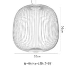 Dagmar – Designer Birdcage Dimmable Pendant Lamp for Unique, Stylish Lighting Monalume