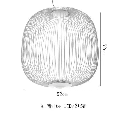 Dagmar – Designer Birdcage Dimmable Pendant Lamp for Unique, Stylish Lighting Monalume