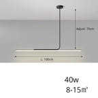 Eira – Dimmable Minimalist LED Pendant Light for Dining Tables and Bars Monalume.com
