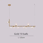 Anton – Nordic Minimalist LED Pendant Light with Glass Ball Design for Dining Tables and Bars Monalume.com