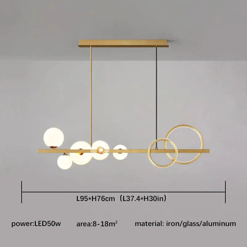 Denny 2.0 – Modern Creative LED Pendant Lamp for Stylish, Contemporary Lighting Monalume