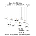 Elna – Modern Lava-Inspired Nordic LED PVC Ball Pendant Lamp for Bold, Stylish Lighting Monalume