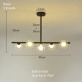 Edvin – Modern Glass Ball LED Pendant Light for Dining Tables and Bars Monalume.com