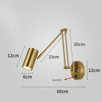 Vigi – Modern Adjustable Long Arm LED Wall Lamp Series for Versatile Lighting Monalume