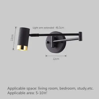 Vigi – Modern Adjustable Long Arm LED Wall Lamp Series for Versatile Lighting Monalume