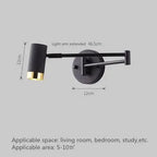 Vigi – Modern Adjustable Long Arm LED Wall Lamp Series for Versatile Lighting Monalume