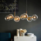 Hanna – Modern Dimmable LED Pendant Light with Glass Ball Design for Dining Tables and Bars Monalume.com