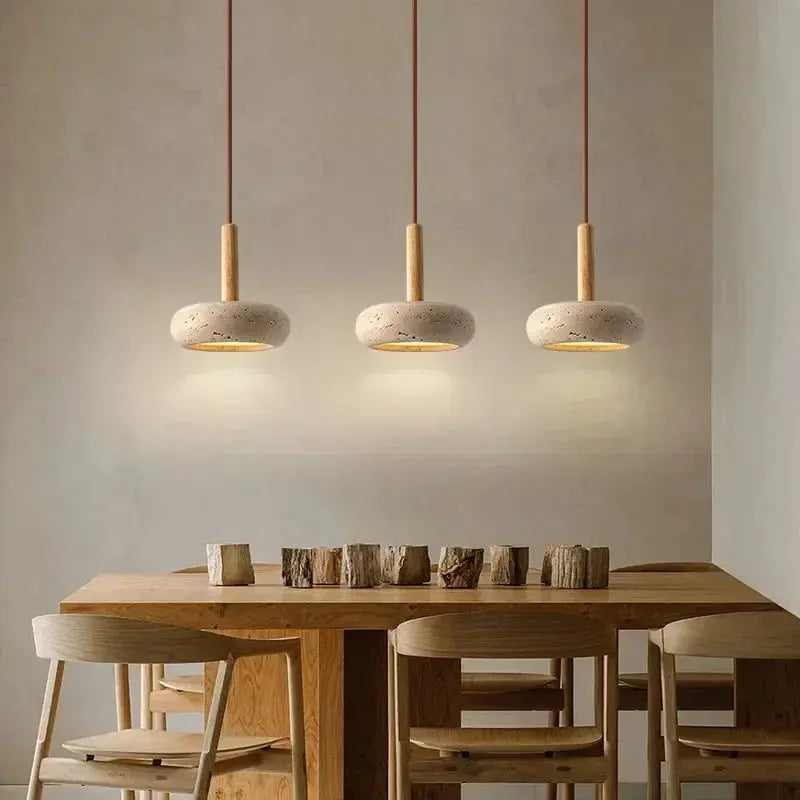 Olav – Premium Natural Stone Pendant Lamp for Elegant and Timeless Design Monalume