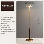Valora – Elegant Gold Modern Glass LED Table Lamp Lampasa.com