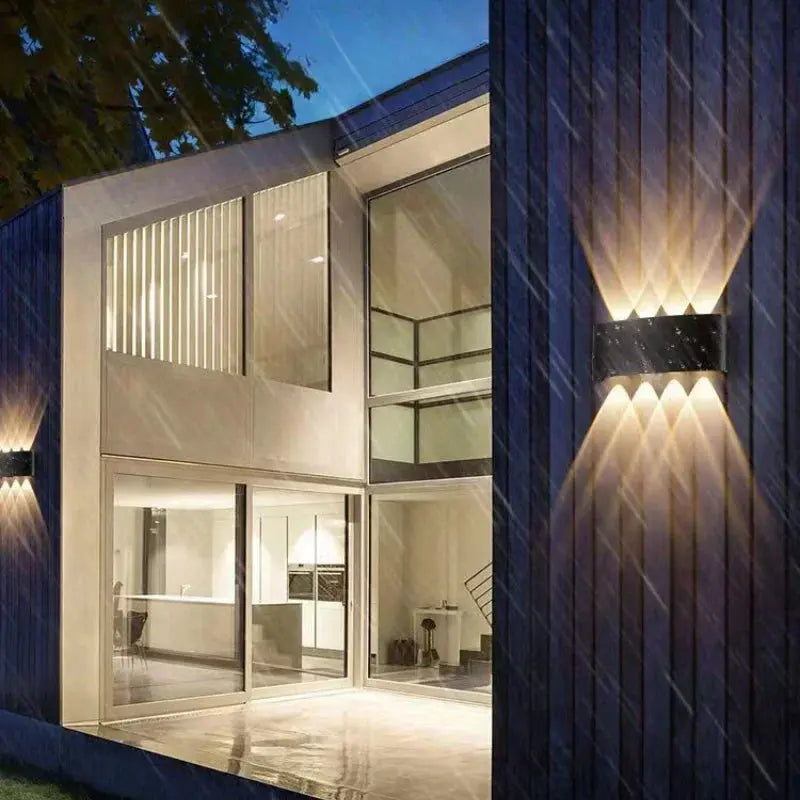 Darya – Modern Up-and-Down LED Outdoor Wall Lamp for Stylish Illumination Monalume
