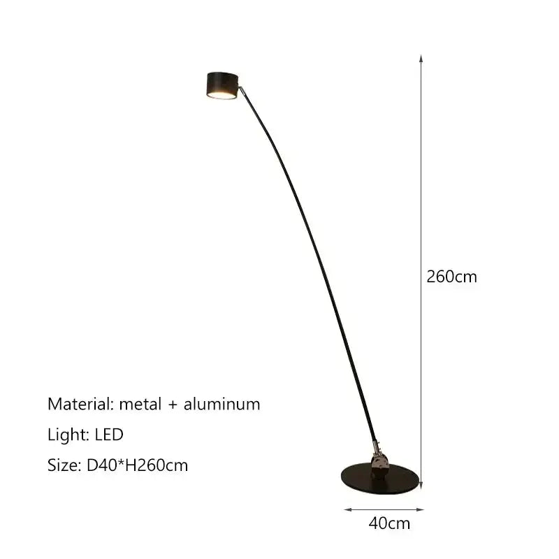 Embla – Modern Minimalist Long Strip LED Floor Lamp for Sleek, Ambient Lighting Monalume