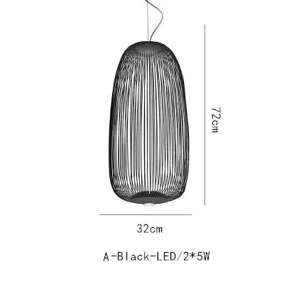 Dagmar – Designer Birdcage Dimmable Pendant Lamp for Unique, Stylish Lighting Monalume