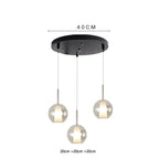 Odin – Luxury Elegant Glass Ball LED Pendant Lamp for Sophisticated Interiors Monalume