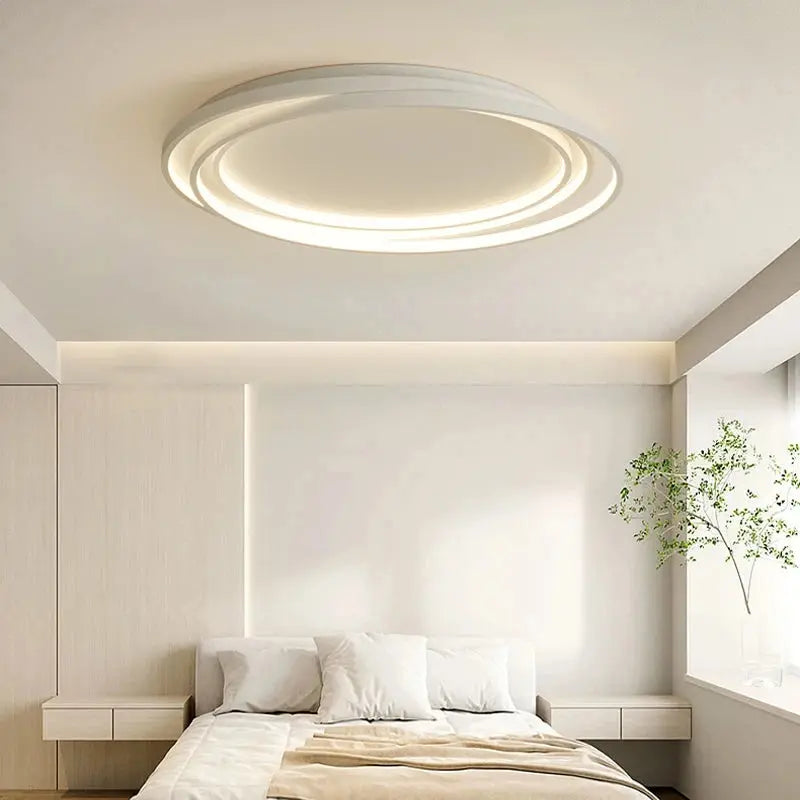 Nuvin – Modern Layered Frame Dimmable Round LED Ceiling Lamp Lampasa.com