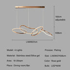 Edda – Creative Circular Dimmable LED Pendant Light for Dining Tables and Bars Monalume.com