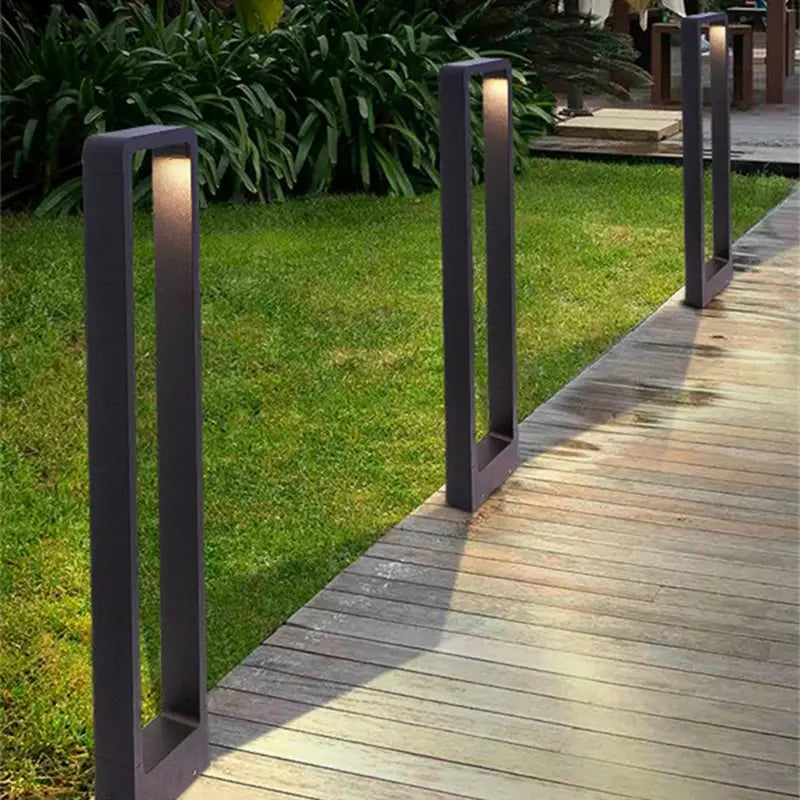 Modern Arch-Shaped IP65 Outdoor LED Floor Lamp for Stylish, Durable Lighting Monalume